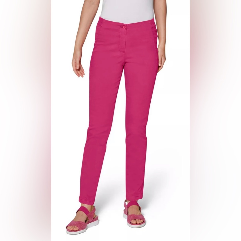 Size 16 bright pink jeans from Madeleine